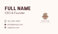 Lumber Logging Badge Business Card Design