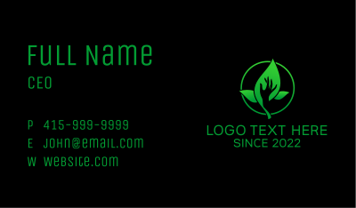 Botanical Herbal Essence  Business Card Image Preview