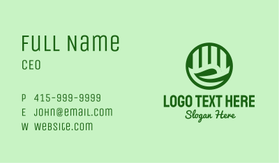 Green Agriculture Business  Business Card