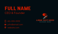  Swoosh Esports Gaming Letter S Business Card Preview