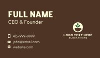 Herbal Tea Cup Leaves Business Card Preview