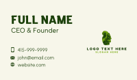 Squirrel Topiary Plant Business Card Design
