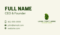 Squirrel Topiary Plant Business Card Preview