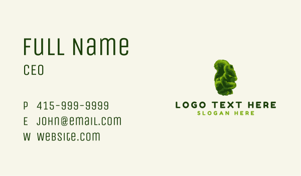Squirrel Topiary Plant Business Card Design Image Preview