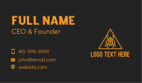 Orange Pyramid Beetle  Business Card Image Preview