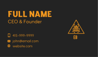 Orange Pyramid Beetle  Business Card Image Preview