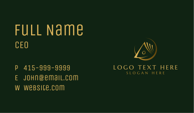 Gold Real Estate Business Card Image Preview