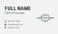 Simple Generic Wordmark Business Card Preview