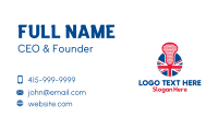 United Kingdom Lacrosse Business Card Preview