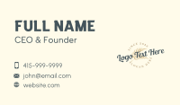 Aesthetic Wellness Wordmark Business Card Image Preview