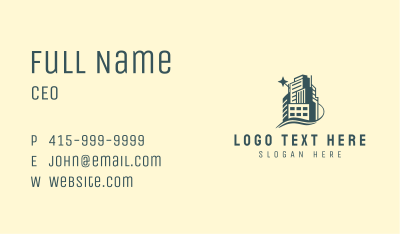 High Rise Urban Building Business Card Image Preview