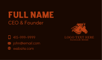 Equestrian Stallion Head Business Card Image Preview