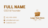Bread Delivery Chat Business Card Design