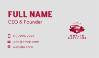Red Sports Car Vehicle Business Card Image Preview