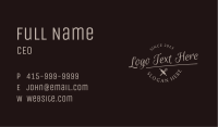Bakeshop Emblem Wordmark Business Card Image Preview