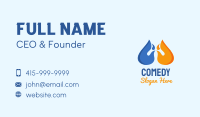 Water Fire Element Business Card Image Preview