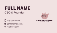 Cat Handicraft Yarn Business Card Preview