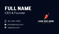 Flying Hero Costume Business Card Preview