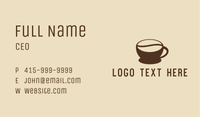 Coffee Bean Beverage  Business Card Image Preview