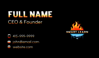 Fire Ice HVAC Business Card Image Preview