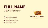 Montana Cowboy Hat Business Card Preview