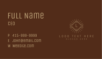 Military Badge Lettermark Business Card Image Preview