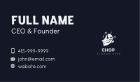 Ghost Headphones Music Business Card Image Preview