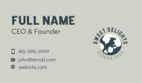 Wolf Night Hunting Business Card Image Preview