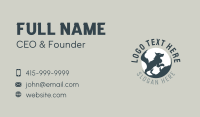 Wolf Night Hunting Business Card Preview