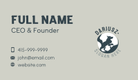 Wolf Night Hunting Business Card Design
