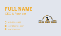 Sport League Letter Business Card Image Preview