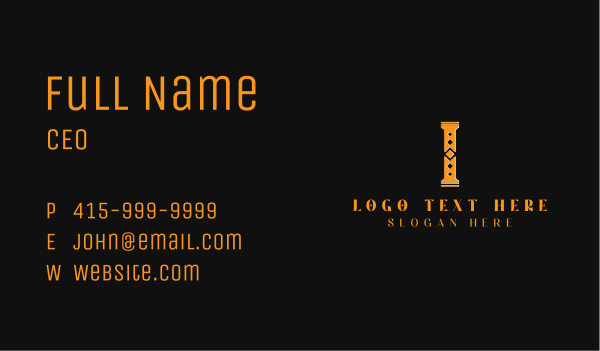 Stylish Decorative Jeweler Business Card Design Image Preview