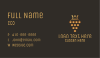 Golden Royal Grape Business Card Image Preview