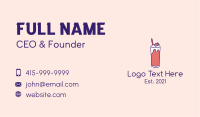 Fruit Shake Drink Business Card Image Preview