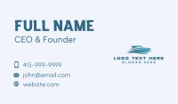 Yacht Sailing Boat Business Card Design