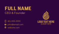 Gold Urban Towers Business Card Image Preview