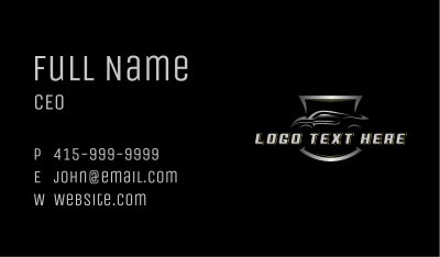 Racing Car Automotive Business Card Image Preview