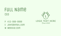 Natural Aromatherapy Oil Letter  Business Card Image Preview