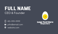 Egg Yolk Clock Business Card Image Preview