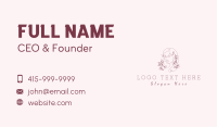 Ornamental Floral Woman Business Card Image Preview