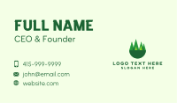 Minimalist Forest Camp Business Card Design