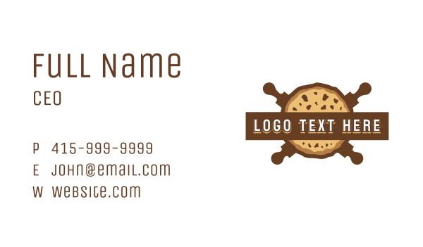 Cookie Pastry Treats Business Card Design Image Preview