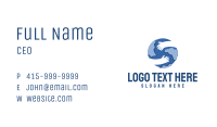 Abstract Hands Globe Business Card Image Preview