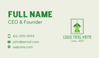 Green Arabian Structure  Business Card Preview