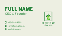 Green Arabian Structure  Business Card Image Preview