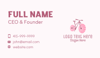 Pink Travel  Bike  Business Card Image Preview