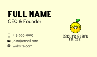 Lemon Fruit Donut  Business Card Image Preview