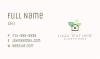 Abstract Organic House Business Card Image Preview