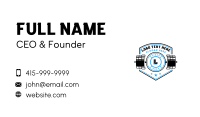 Barbell Dumbbell Gym Business Card Preview