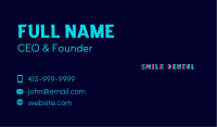 Glitch Gaming Wordmark Business Card Image Preview